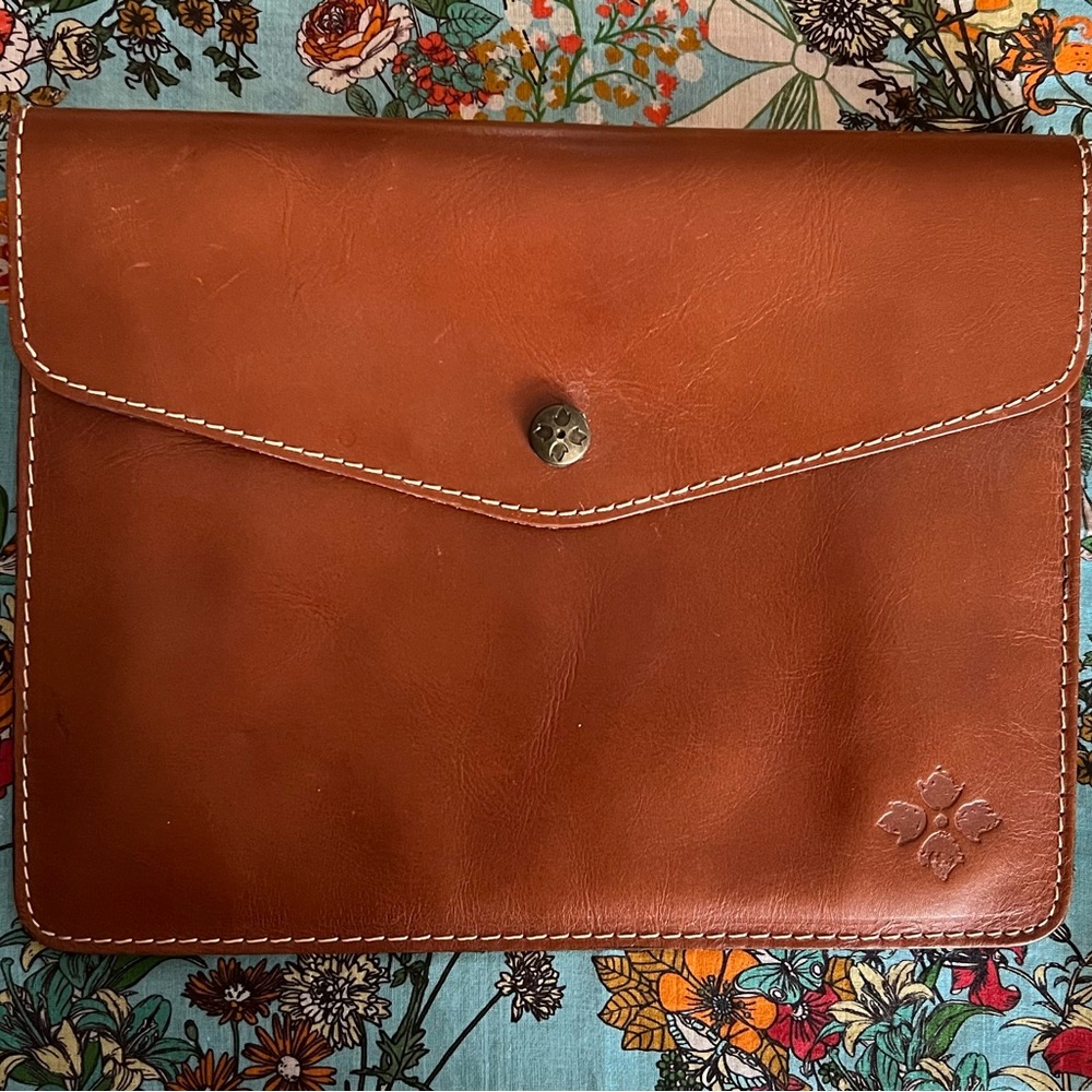 Patricia Nash Brown Leather Tablet Case